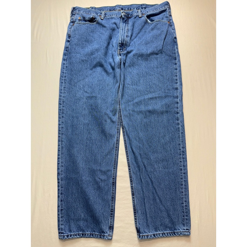 Levis 550‎ Relaxed Fit Jeans Mens 42x32 Blue Medium Wash Denim A19650-0001